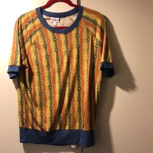 LuLaRoe Jane shortsleeved thin sweatshirt